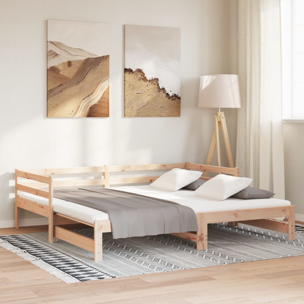Lettino Estraibile senza Materasso 80x200 cm