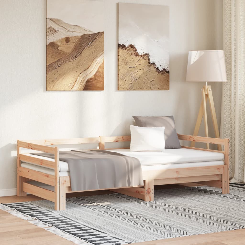 Lettino Estraibile senza Materasso 80x200 cm