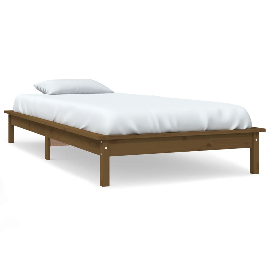 Giroletto senza Materasso Ambra Small Single in Legno Massello