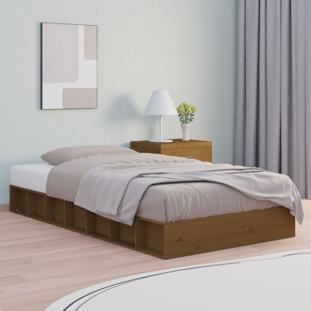 Giroletto Ambra 75x190 cm Small Single in Legno Massello