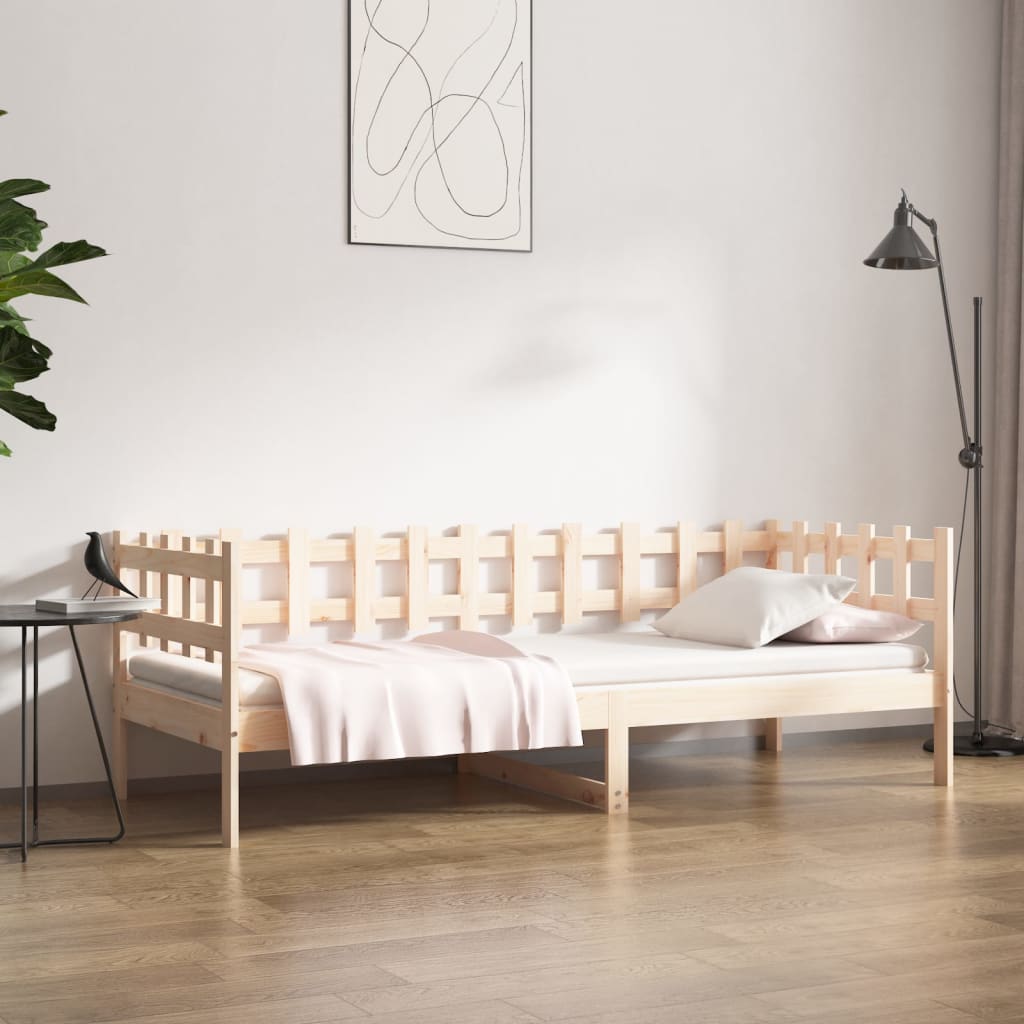 Dormeuse senza Materasso 80x200 cm in Legno Massello di Pino