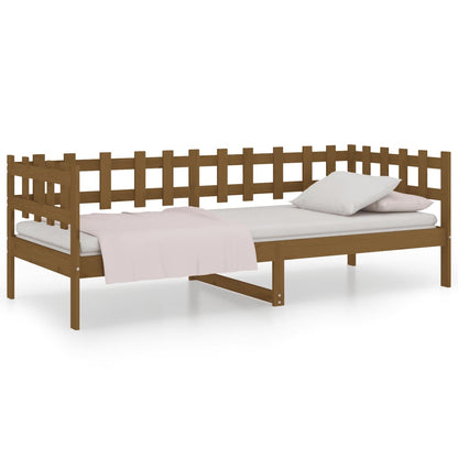 Dormeuse Marrone Ambra 80x200 cm in Legno Massello di Pino