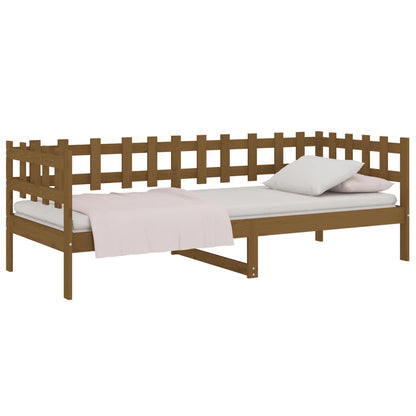 Dormeuse Marrone Ambra 80x200 cm in Legno Massello di Pino