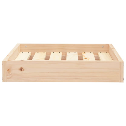 Cuccia per Cani 51,5x44x9 cm in Legno Massello di Pino