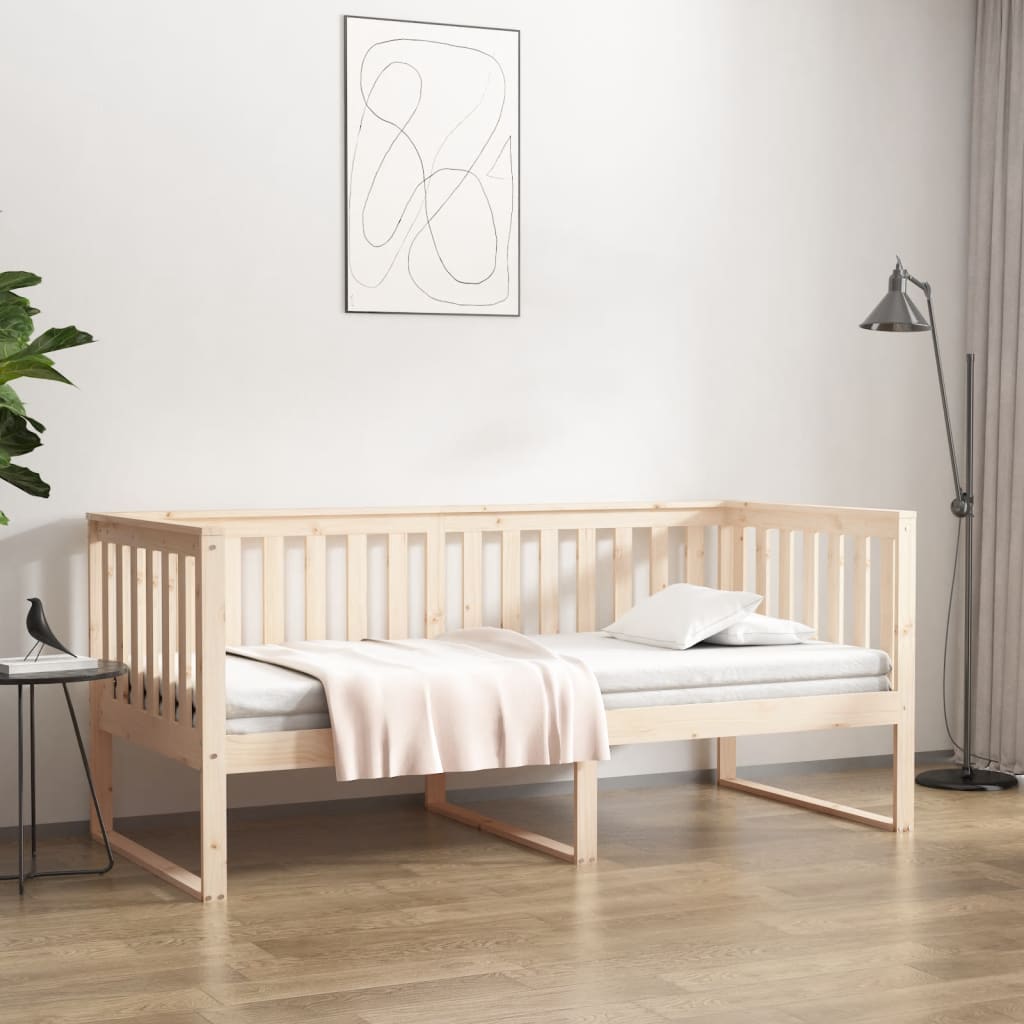 Dormeuse senza Materasso 90x200 cm in Legno Massello di Pino