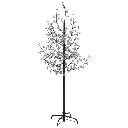 Albero di Ciliegio con 200 LED Bianco Caldo 180 cm