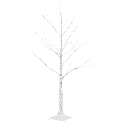 Betulla con LED Bianco Caldo 48 LED 120 cm