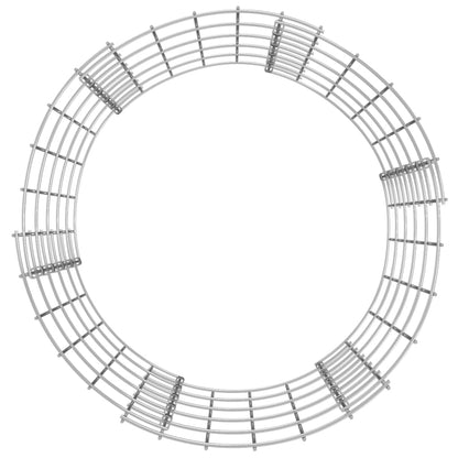 Compostiera da Giardino Ã˜50x50 cm in Acciaio Zincato