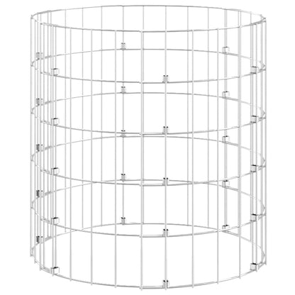Compostiera da Giardino Ã˜50x50 cm in Acciaio Zincato