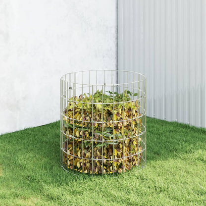 Compostiera da Giardino Ã˜50x50 cm in Acciaio Zincato