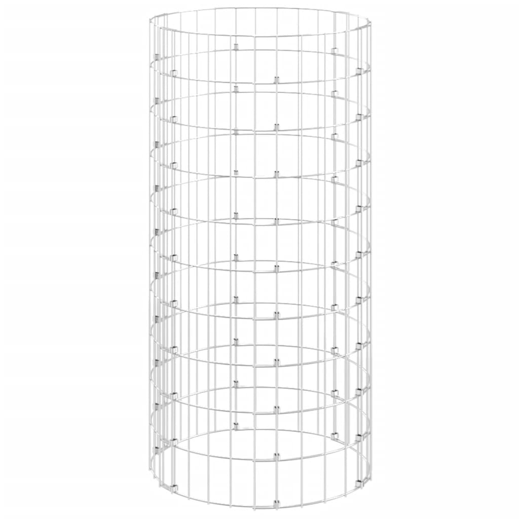 Compostiera da Giardino ÃƒÆ’Ã‹Å“50x100 cm in Acciaio Zincato