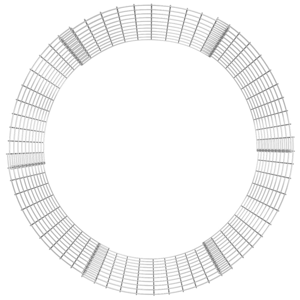 Compostiera da Giardino ÃƒÆ’Ã‹Å“100x100 cm in Acciaio Zincato