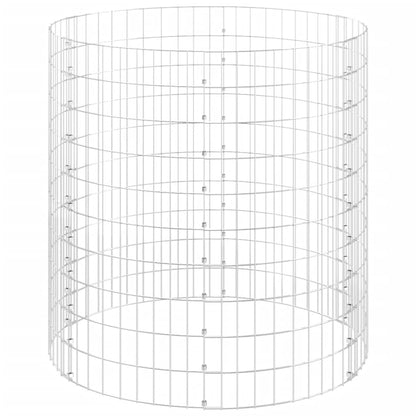 Compostiera da Giardino ÃƒÆ’Ã‹Å“100x100 cm in Acciaio Zincato