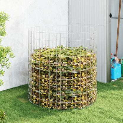 Compostiera da Giardino ÃƒÆ’Ã‹Å“100x100 cm in Acciaio Zincato