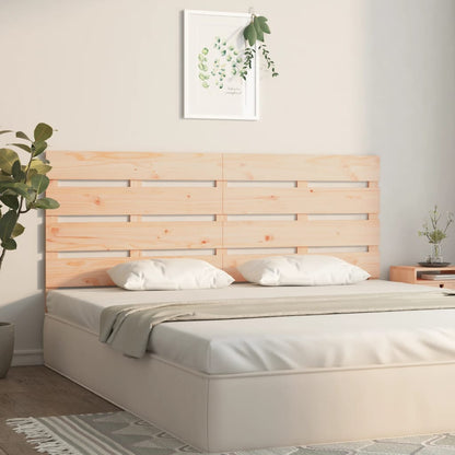 Testiera per Letto 150x3x80 cm in Legno Massello di Pino