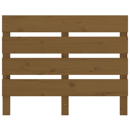 Testiera Marrone Ambra 75x3x80 cm in Legno Massello di Pino