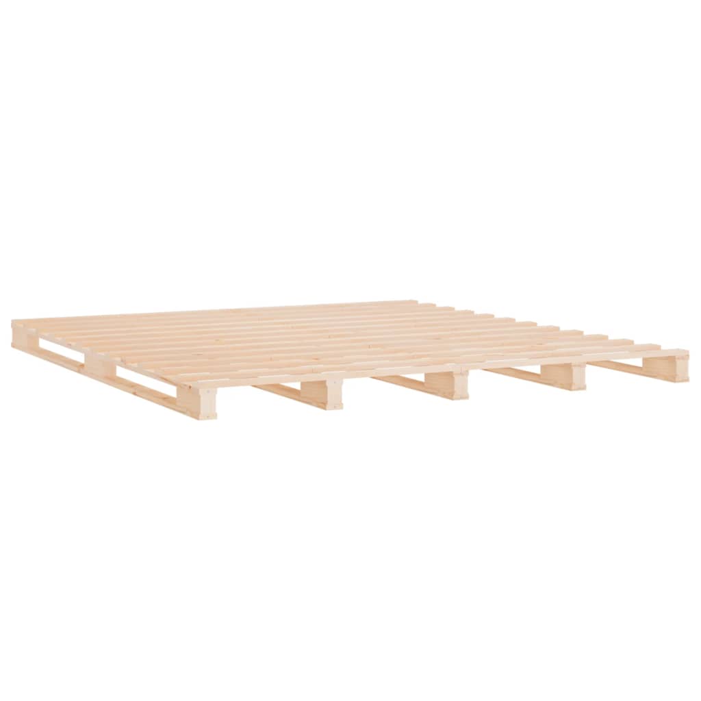 Letto a Pallet 120x190 cm Small Double Legno Massello di Pino