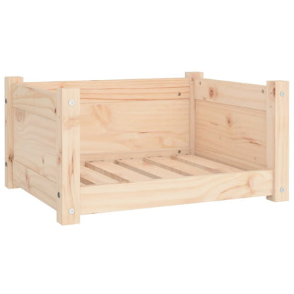 Cuccia per Cani 55,5x45,5x28 cm in Legno Massello di Pino