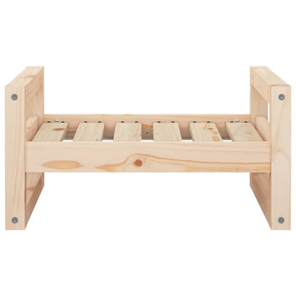 Cuccia per Cani 55,5x45,5x28 cm in Legno Massello di Pino