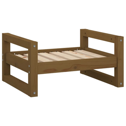 Cuccia per Cani ambra 55,5x45,5x28 cm Legno Massello di Pino