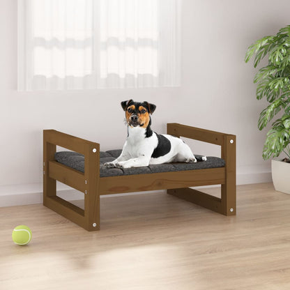 Cuccia per Cani ambra 55,5x45,5x28 cm Legno Massello di Pino