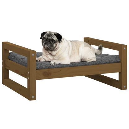 Cuccia per Cani Ambra 65,5x50,5x28cm in Legno Massello di Pino