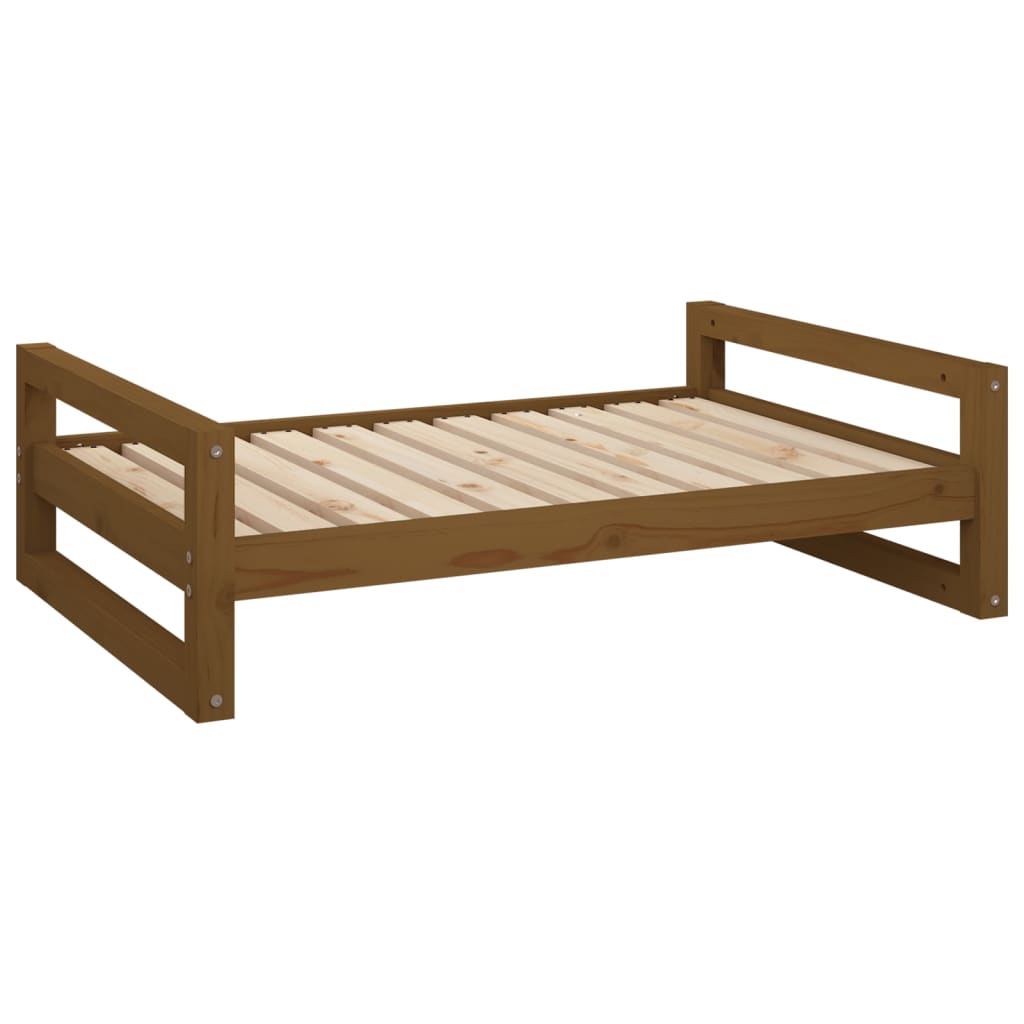 Cuccia per Cani ambra 95,5x65,5x28cm in Legno Massello di Pino