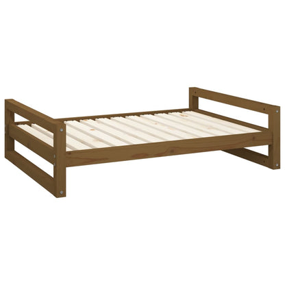 Cuccia per Cani ambra 105,5x75,5x28cm in Legno Massello di Pino