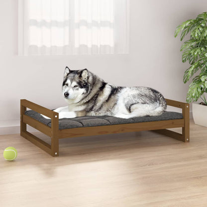 Cuccia per Cani ambra 105,5x75,5x28cm in Legno Massello di Pino