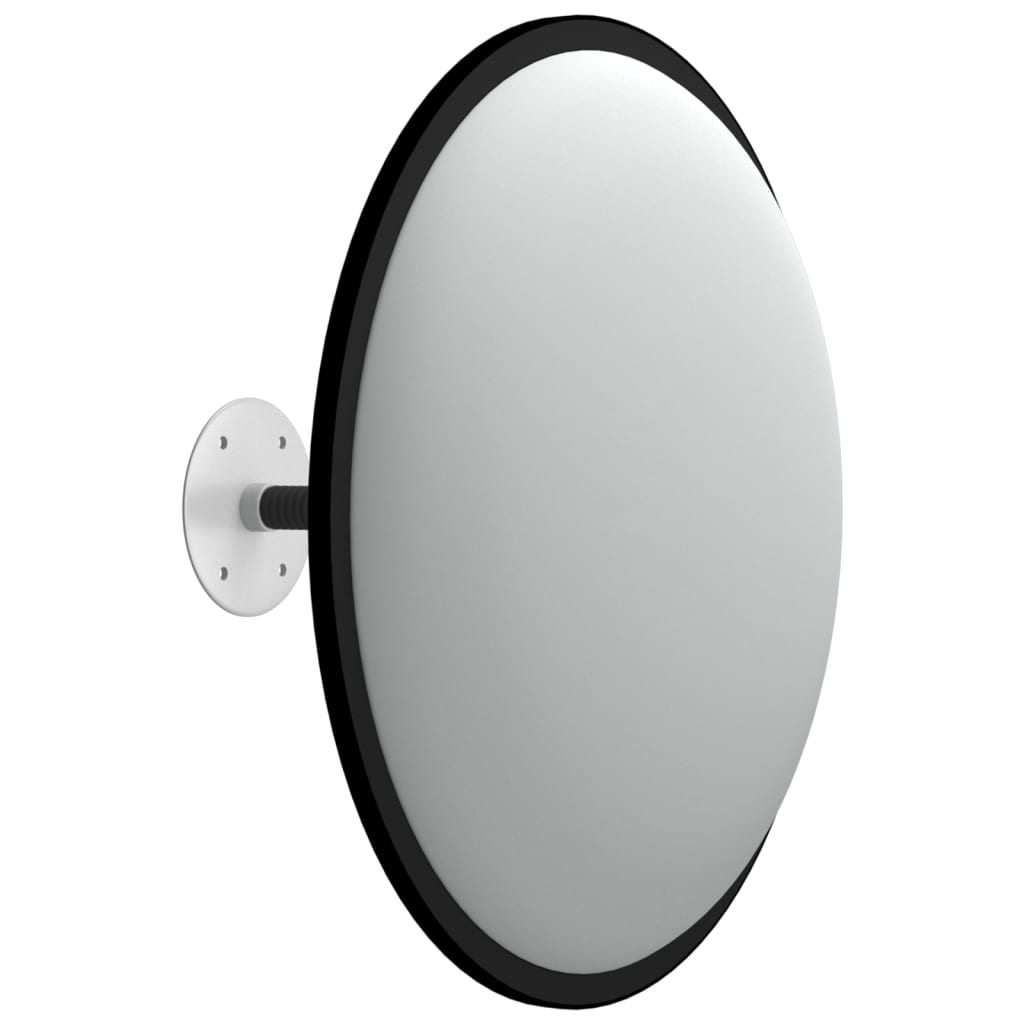 Specchio Convesso per Traffico Interno Nero Ã˜40 cm in Acrilico