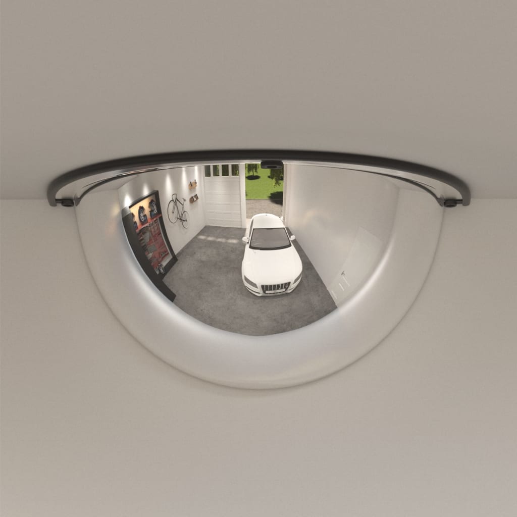 Specchi a Mezza Cupola per Traffico 2 pz Ã˜40 cm in Acrilico