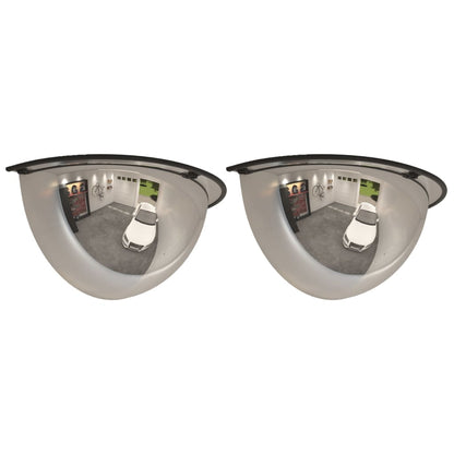 Specchi a Mezza Cupola per Traffico 2 pz Ã˜30 cm in Acrilico