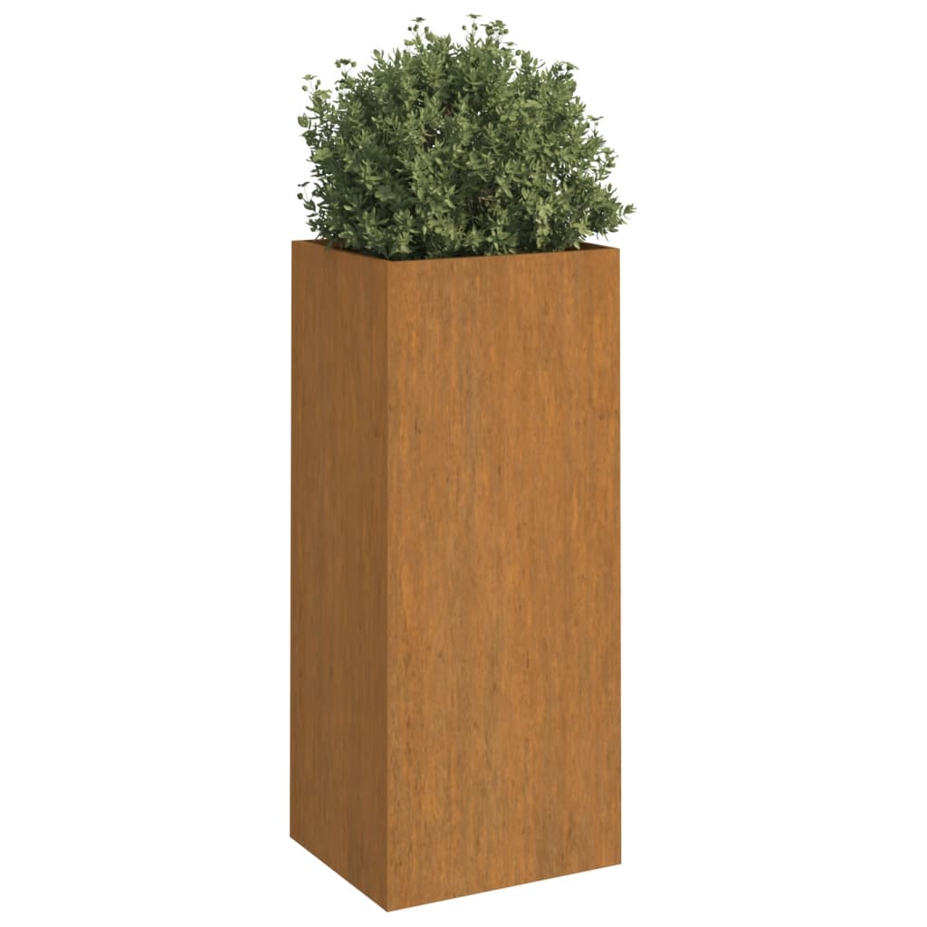 Fioriera 32x29x75 cm in Acciaio Corten