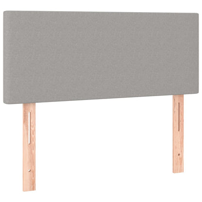 Testiera Grigio Chiaro 80x5x78/88 cm in Tessuto