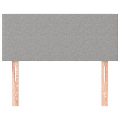 Testiera Grigio Chiaro 80x5x78/88 cm in Tessuto