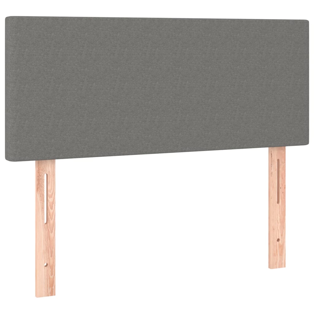 Testiera Grigio Scuro 80x5x78/88 cm in Tessuto