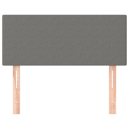 Testiera Grigio Scuro 80x5x78/88 cm in Tessuto