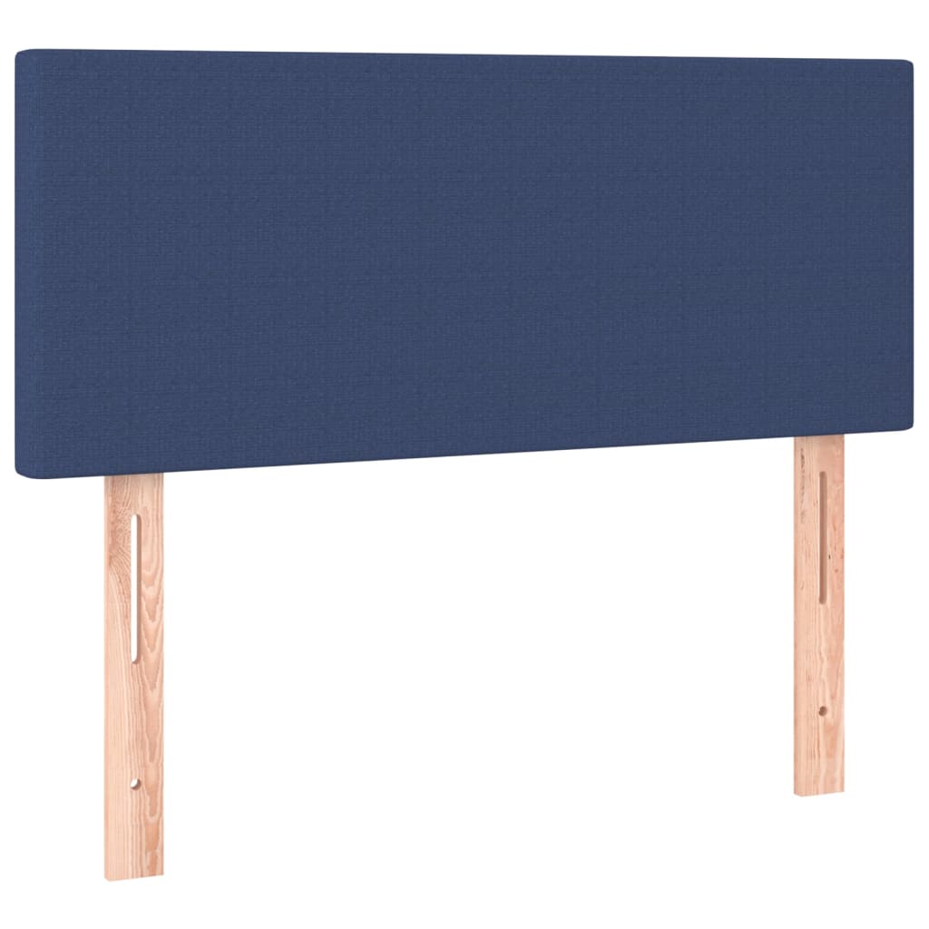 Testiera Blu 90x5x78/88 cm in Tessuto