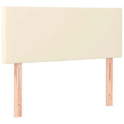 Testiera Crema 90x5x78/88 cm in Similpelle