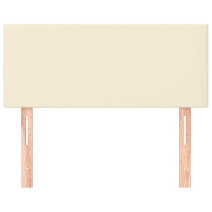 Testiera Crema 90x5x78/88 cm in Similpelle