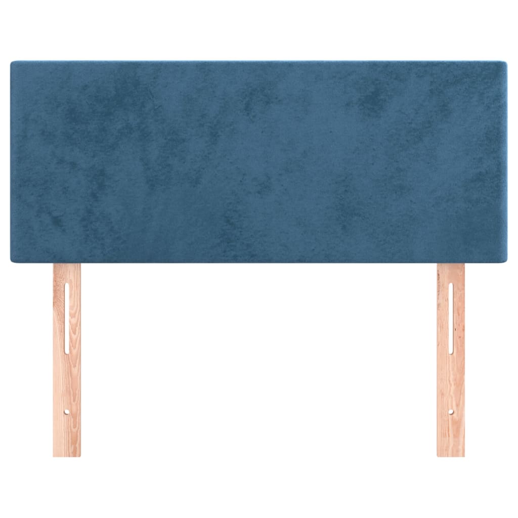 Testiera Blu scuro 90x5x78/88 cm in Tessuto