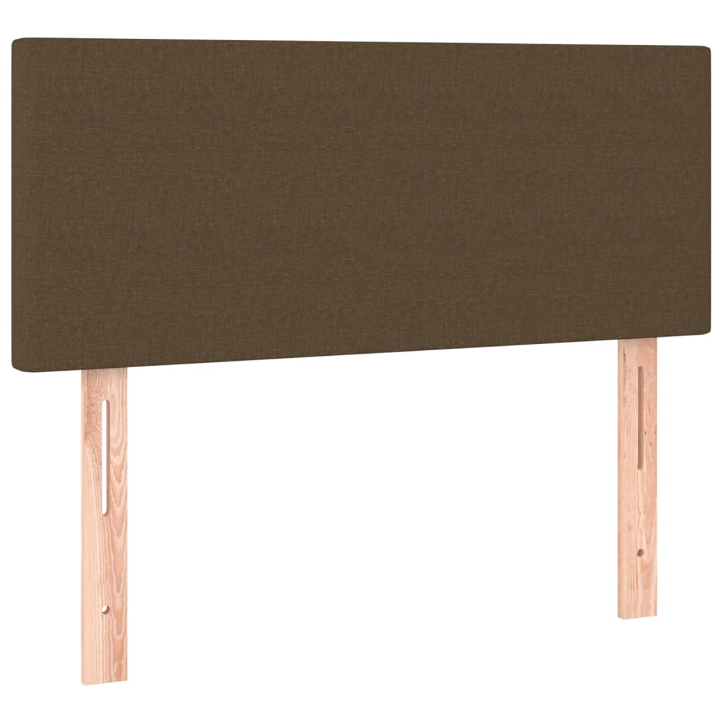 Testiera Marrone Scuro 100x5x78/88 cm in Tessuto