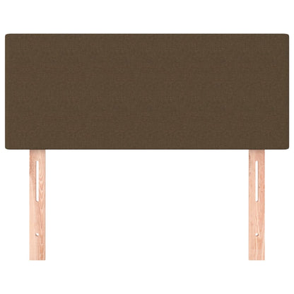 Testiera Marrone Scuro 100x5x78/88 cm in Tessuto