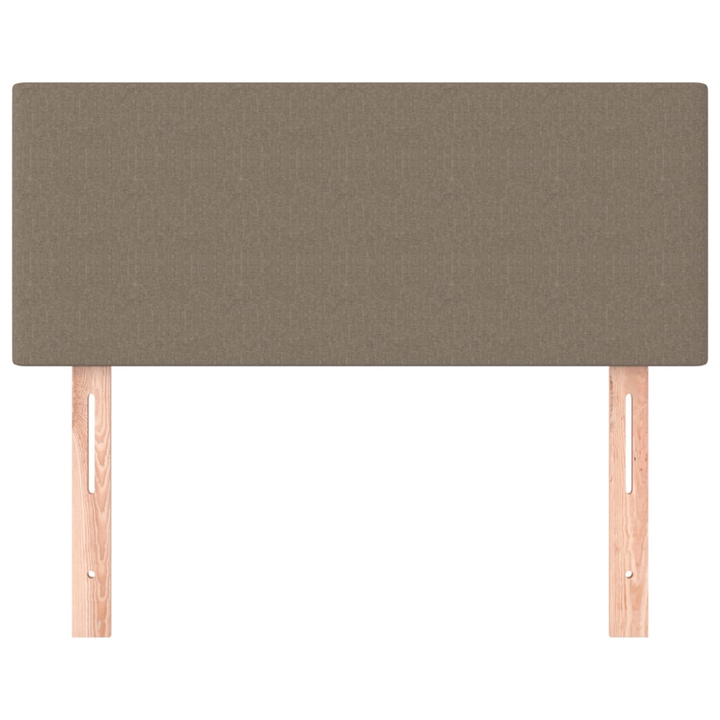 Testiera Tortora 100x5x78/88 cm in Tessuto
