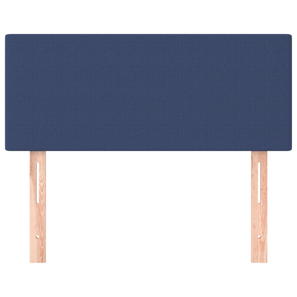 Testiera Blu 100x5x78/88 cm in Tessuto