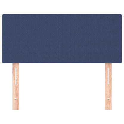 Testiera Blu 100x5x78/88 cm in Tessuto