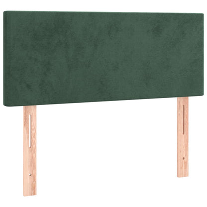 Testiera Verde Scuro 100x5x78/88 cm in Velluto