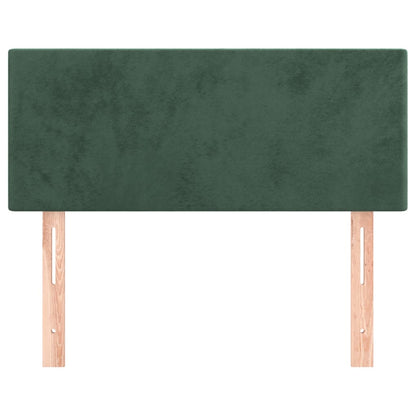 Testiera Verde Scuro 100x5x78/88 cm in Velluto