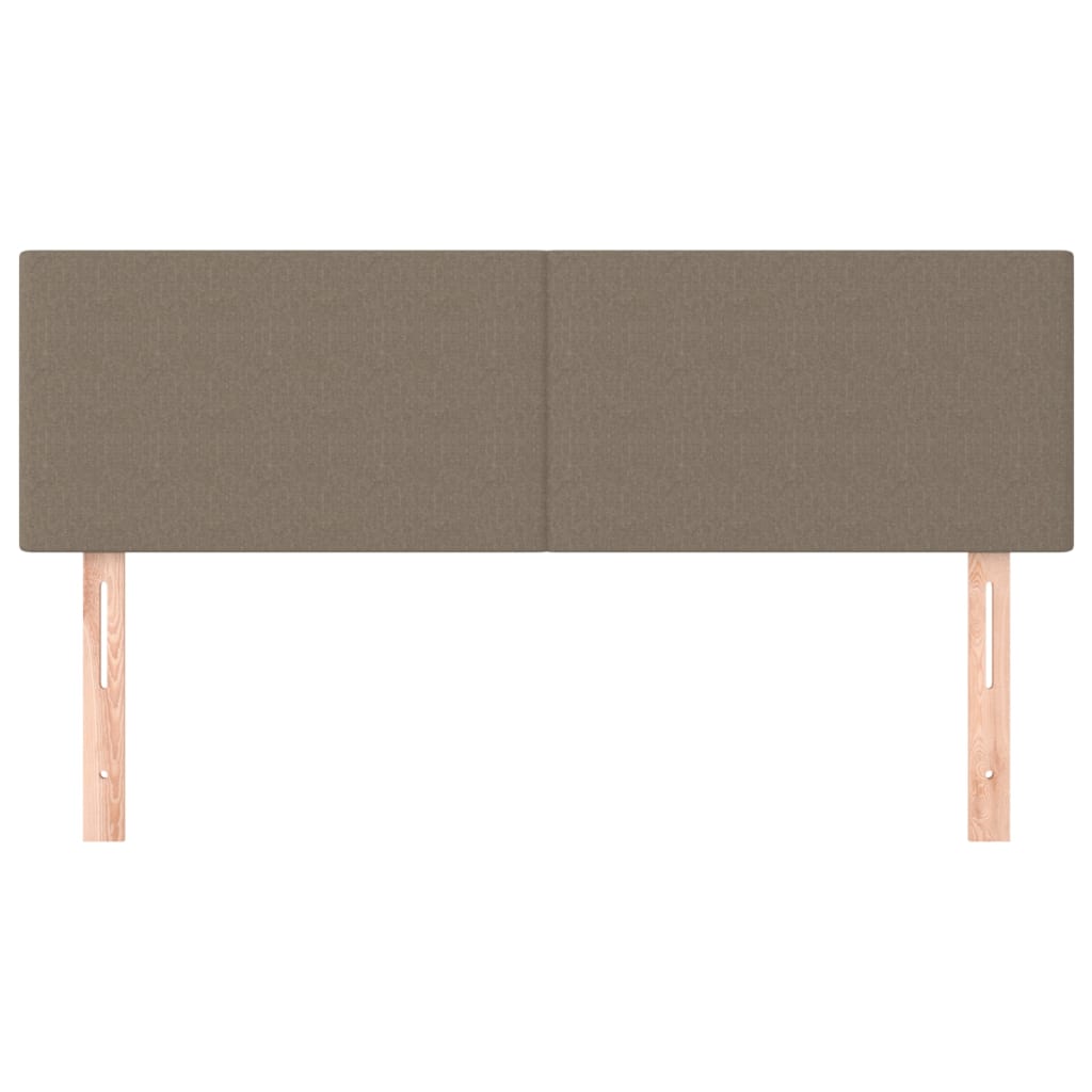 Testiere 2 pz Tortora 72x5x78/88 cm in Tessuto