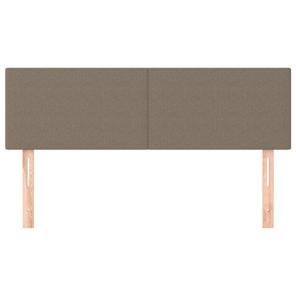 Testiere 2 pz Tortora 72x5x78/88 cm in Tessuto